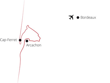 Pinasse Rouge Arcachon Map